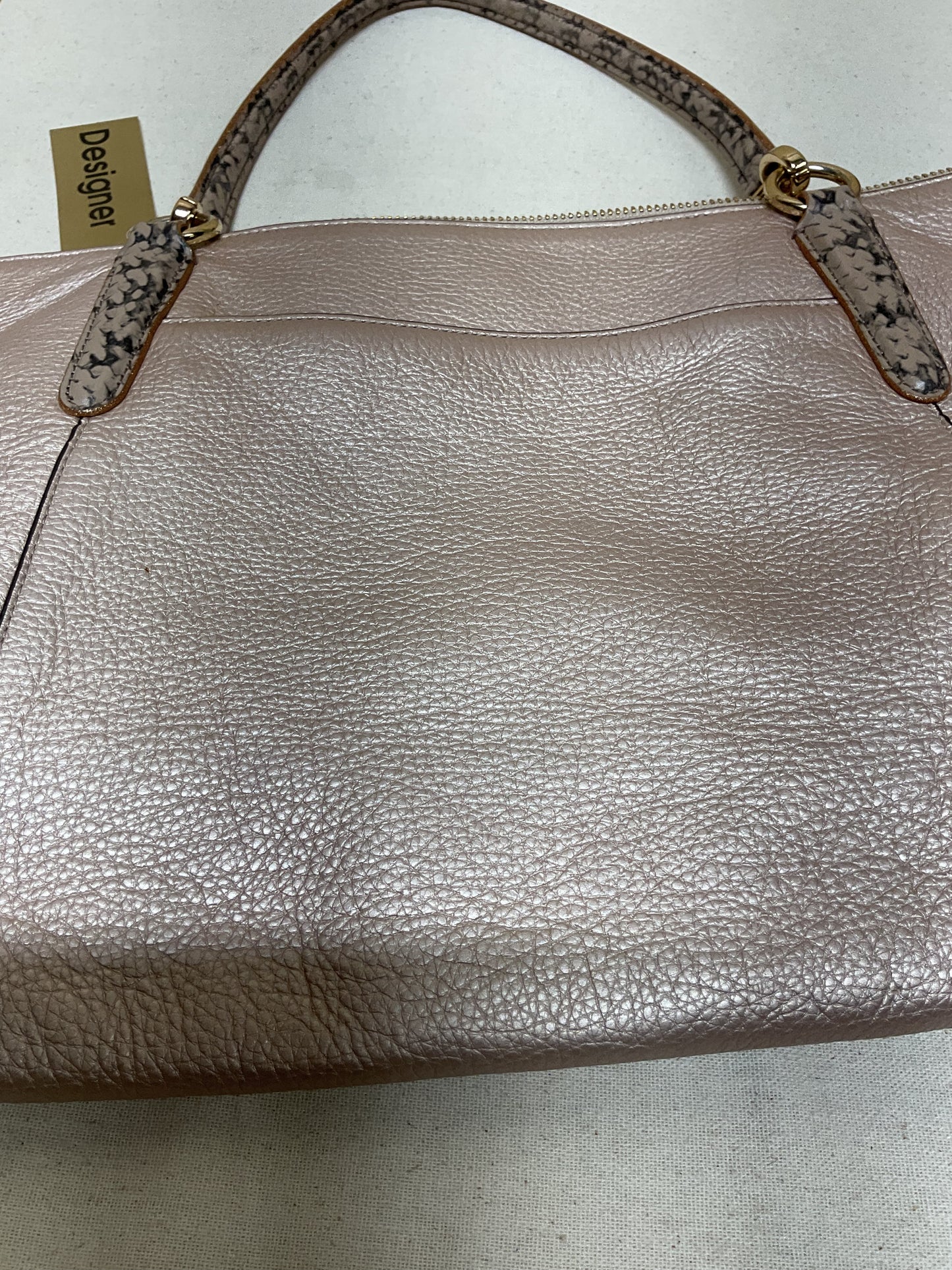 Handbag Designer By Coach In Pink, Size:Medium