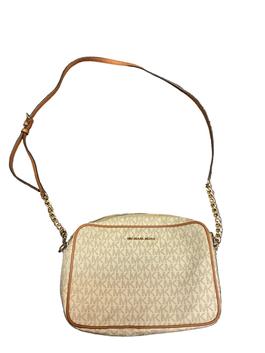 Handbag Designer By Michael Kors In Brown, Size:Large