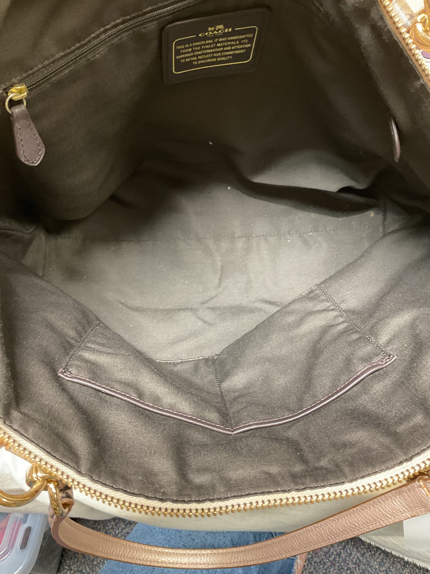 Handbag Designer By Coach In Pink, Size:Medium