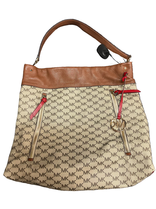 Handbag Designer By Michael Kors In Tan, Size:Large