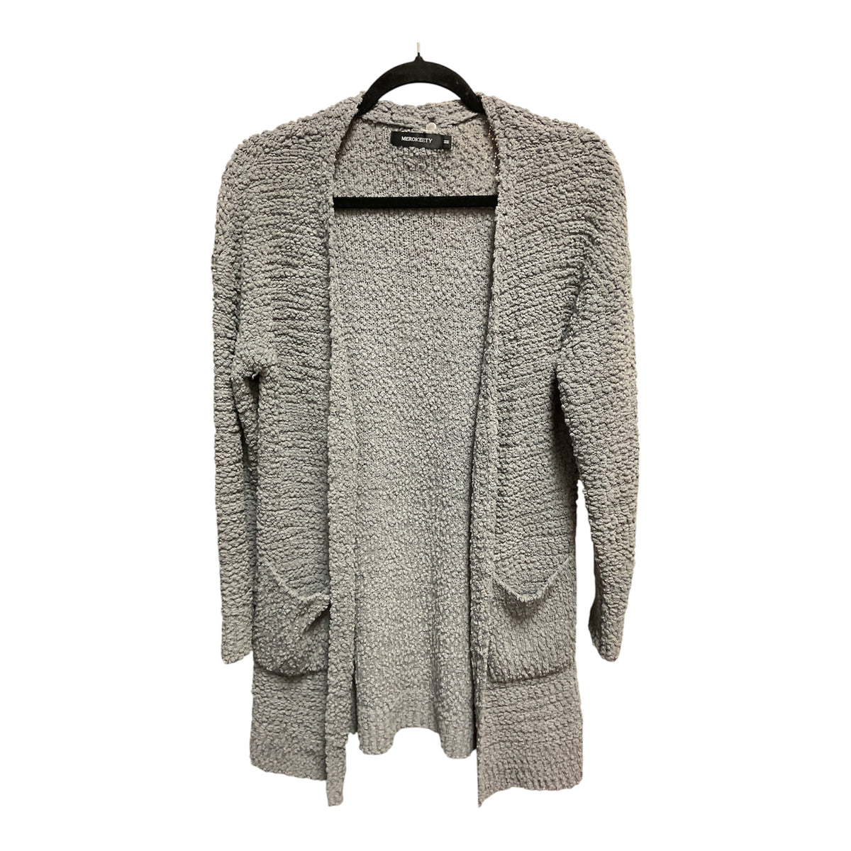Cardigan By Merokeety In Grey, Size:M