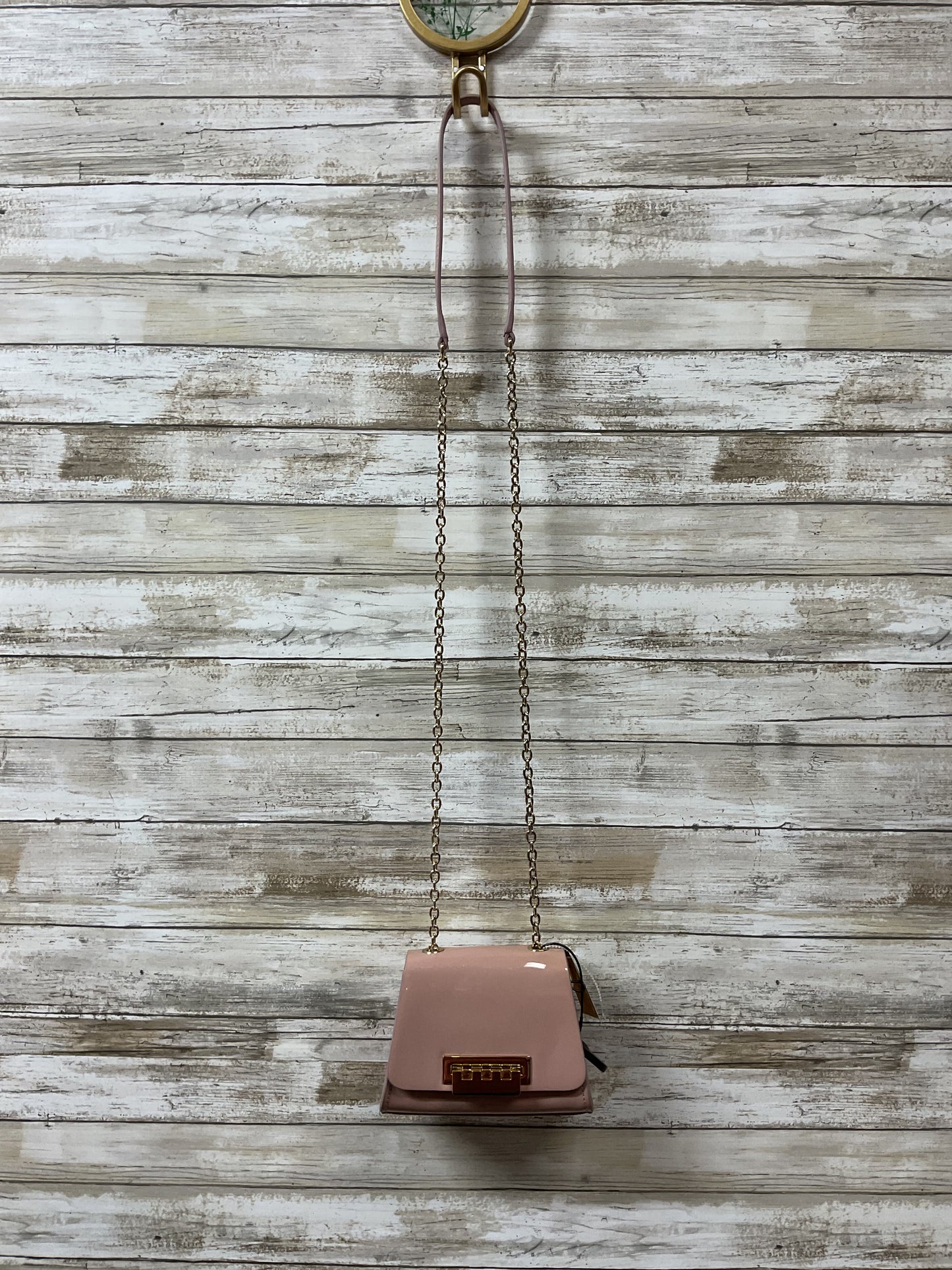 Handbag Designer By Zac Posen In Tan, Size:Small