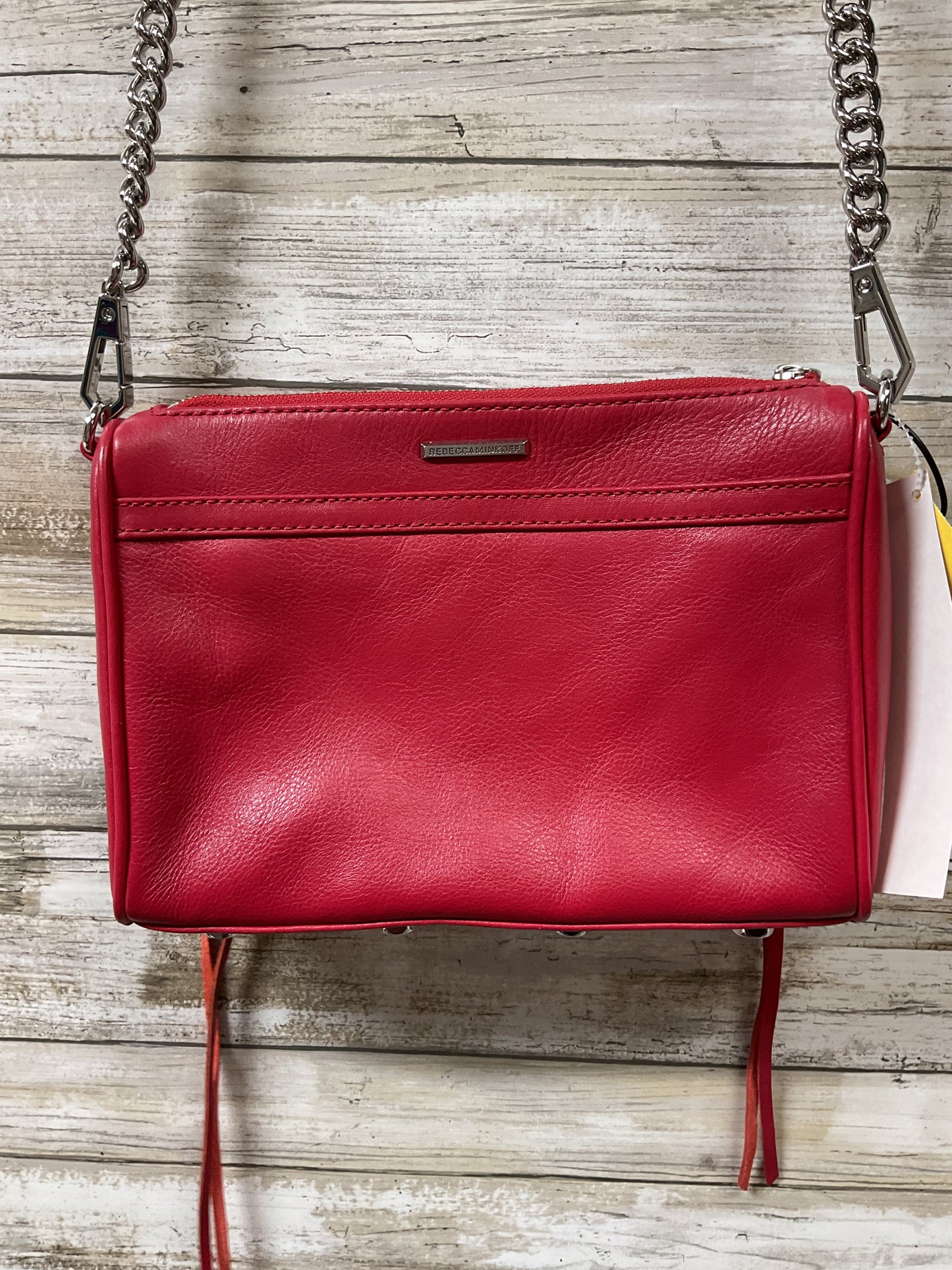 Crossbody Designer By Rebecca Minkoff In Red, Size:Small
