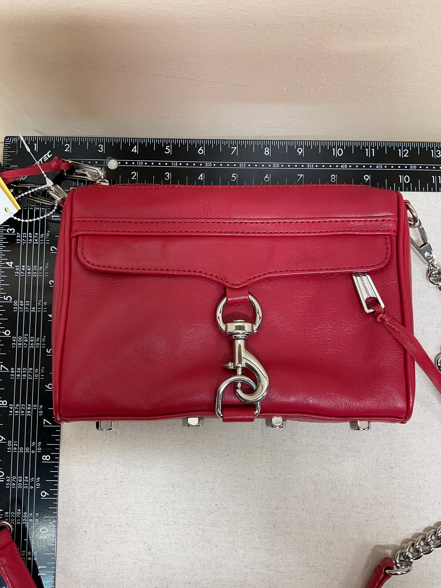 Crossbody Designer By Rebecca Minkoff In Red, Size:Small