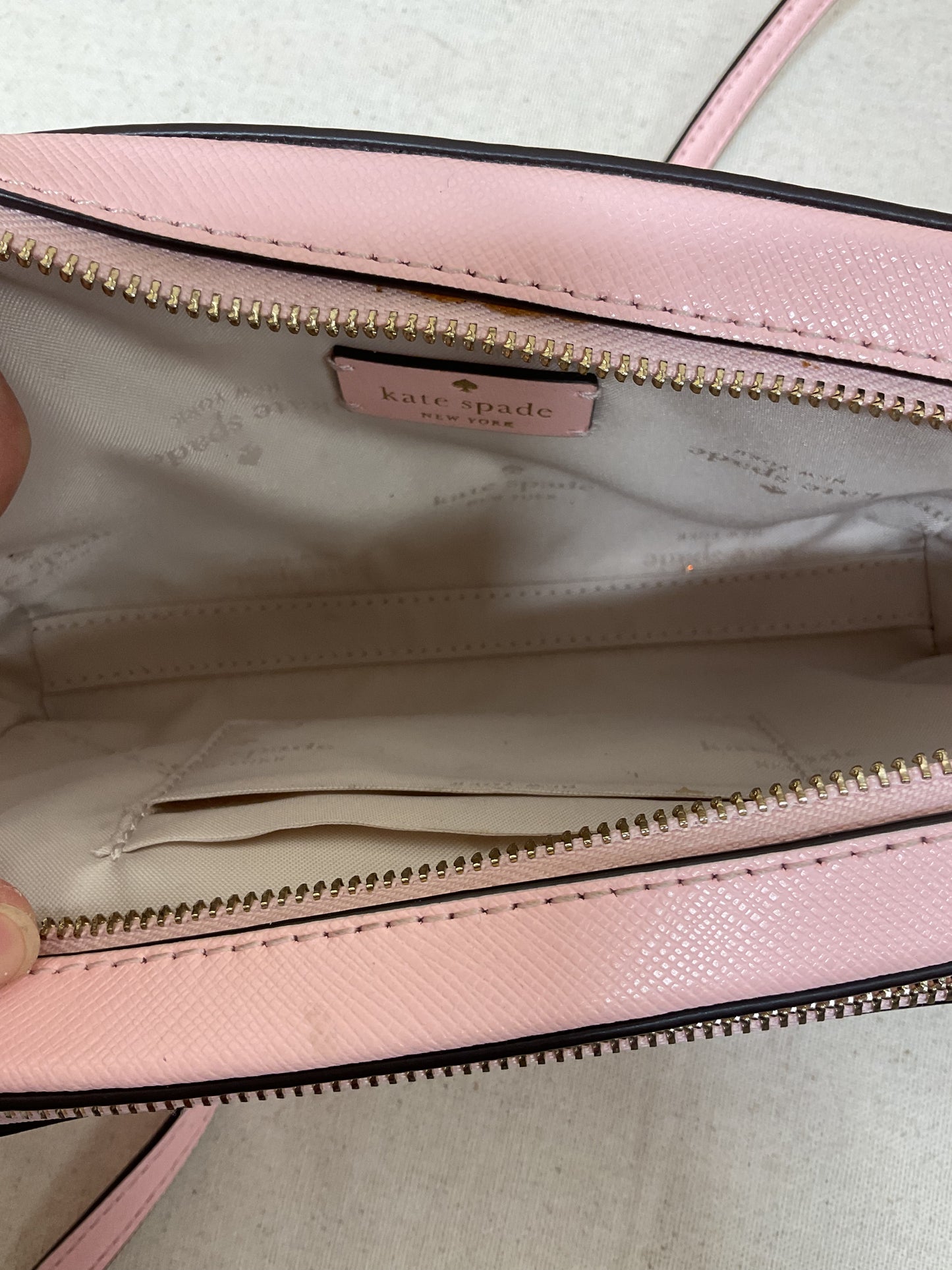 Crossbody Designer By Kate Spade In Pink, Size:Small