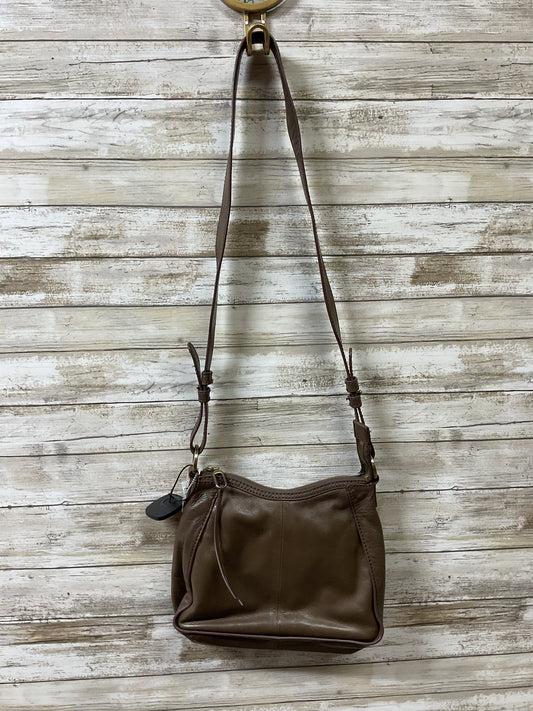 Handbag Leather By Hobo Intl In Taupe, Size:Small