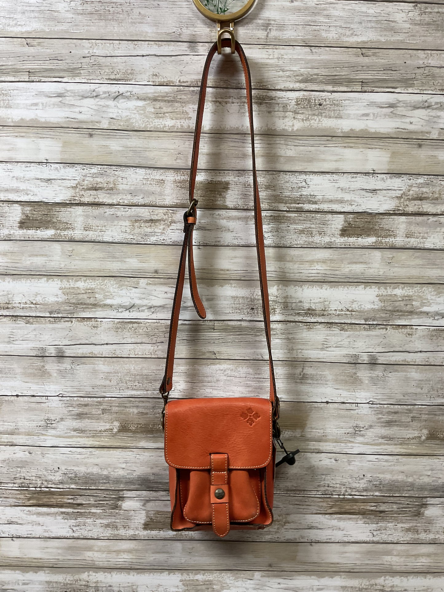 Crossbody Designer By Patricia Nash In Orange, Size:Small