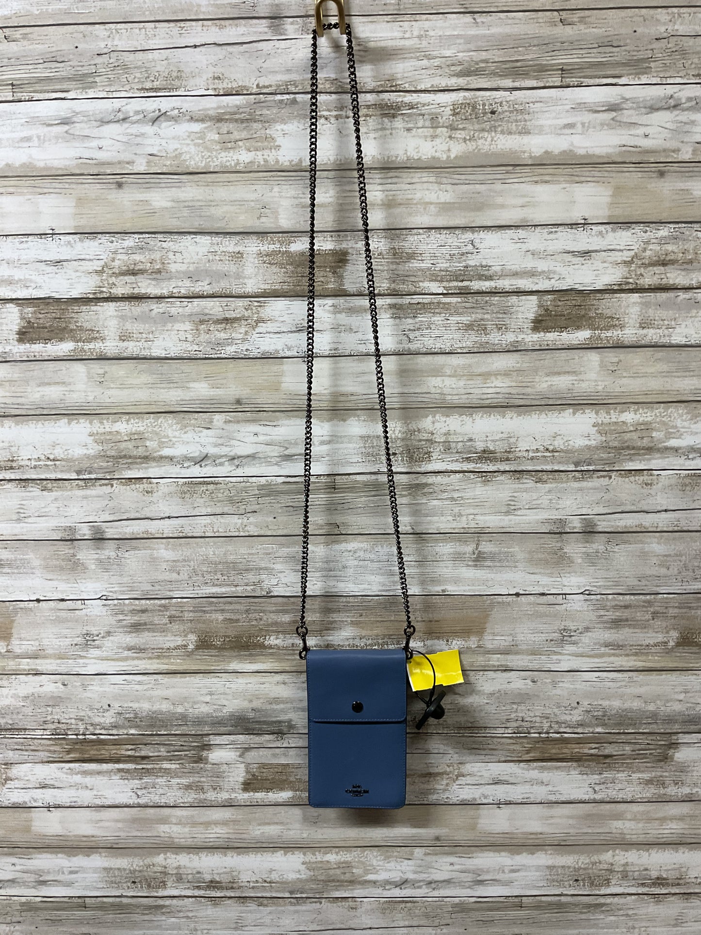 Crossbody Designer By Coach In Blue, Size:Small