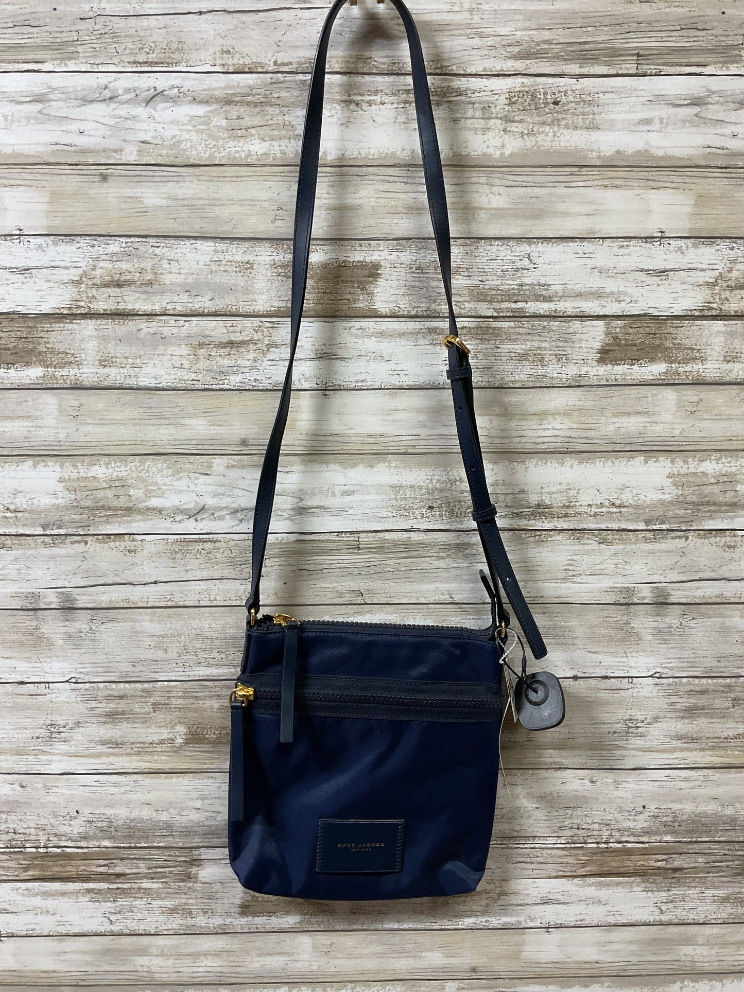 Crossbody Luxury Designer By Marc Jacobs In Navy, Size:Small
