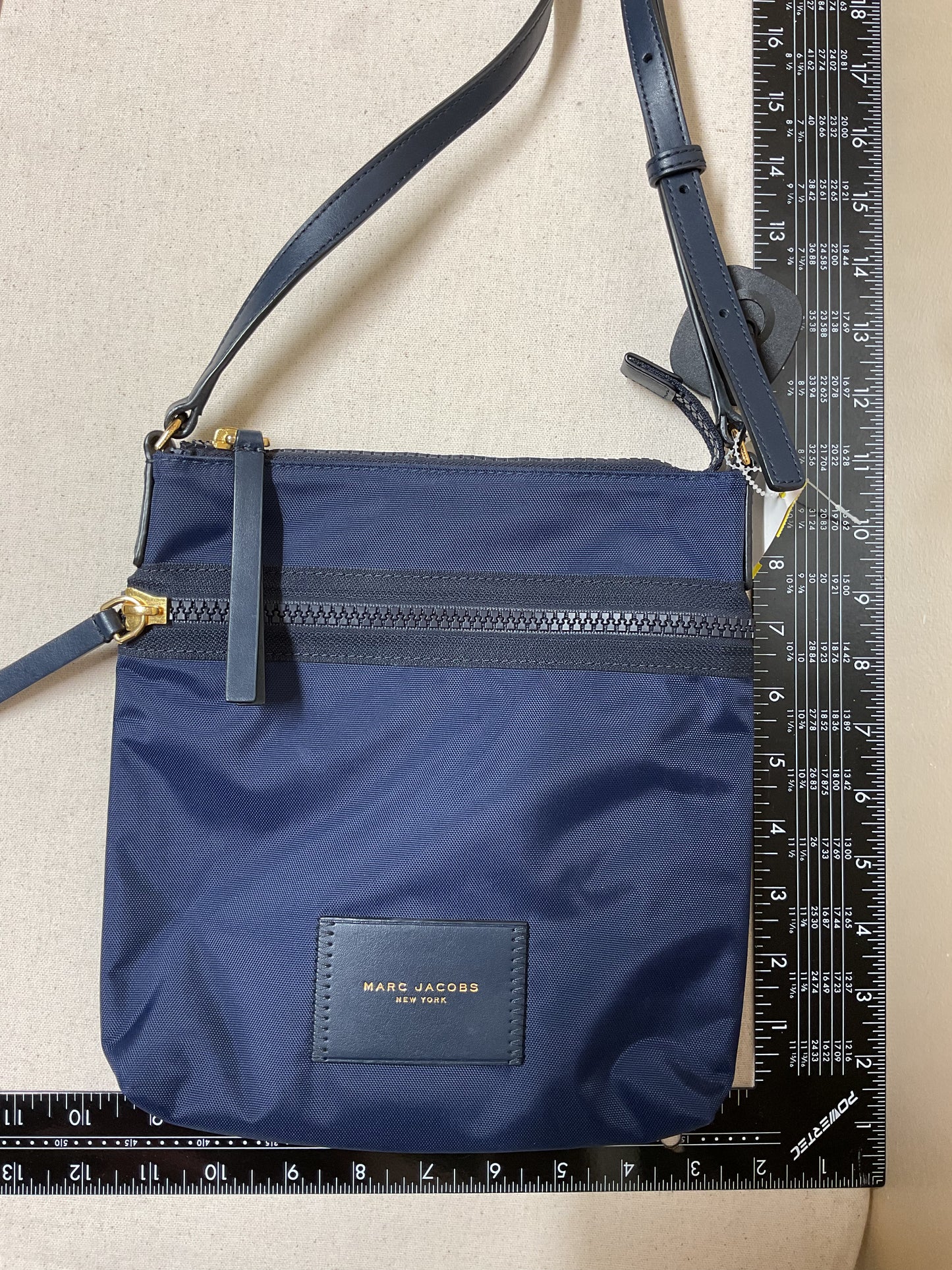 Crossbody Luxury Designer By Marc Jacobs In Navy, Size:Small